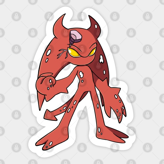 Dark Chaos Sticker by Firestorm Fox
